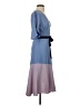Hutch Color Block Blue Casual Dress Size XS - photo 4