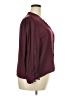 Design History 100% Polyester Burgundy 3/4 Sleeve Blouse Size XXL (petite) - photo 4