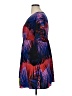 Lane Bryant Print Blue Casual Dress Size 14 - 16 Plus - photo 5