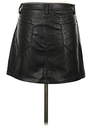 Kensie Faux Leather Skirt (view 2)