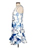 Eliza J Floral Blue Cocktail Dress Size 10 - photo 5