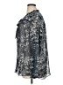 NYDJ 100% Polyester Metallic Silver Long Sleeve Blouse Size XL - photo 5