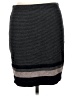 Max Studio Stripes Gray Casual Skirt Size L - photo 2