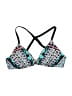 Nanette Lepore Print Blue Swimsuit Top Size S - photo 1