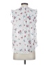Maison d' Amelie 100% Polyester Floral White Sleeveless Blouse Size S - photo 2