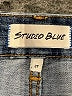 STUDIO BLUE Hearts Blue Jeans Size 27 waist - photo 7