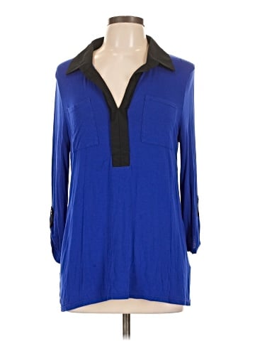 Kensie 3/4 Sleeve Blouse (view 1)