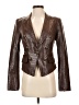 Veronica Beard Metallic Animal Print Brown Blazer Size 0 - photo 1