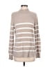 Bailey 44 Stripes Tan Turtleneck Sweater Size S - photo 1