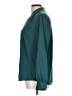 Express Teal Long Sleeve Blouse Size L - photo 5