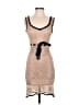 JJ Basics Tan Cocktail Dress Size S - photo 1