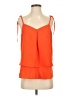 Banana Republic 100% Polyester Orange Sleeveless Blouse Size S - photo 1
