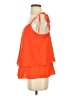 Banana Republic 100% Polyester Orange Sleeveless Blouse Size S - photo 5