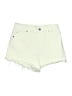 7 For All Mankind Ivory Denim Shorts Size 25 waist - photo 1