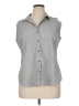 Apt. 9 Gray Sleeveless Button-Down Shirt Size XL - photo 1
