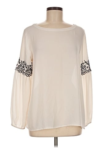 Ann Taylor LOFT Outlet Long Sleeve Blouse (view 1)