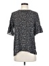 Ann Taylor LOFT Stars Black Short Sleeve Blouse Size S - photo 1