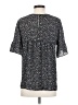 Ann Taylor LOFT Stars Black Short Sleeve Blouse Size S - photo 2
