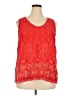 Johnny Was 100% Rayon Red Sleeveless Blouse Size XXL - photo 1