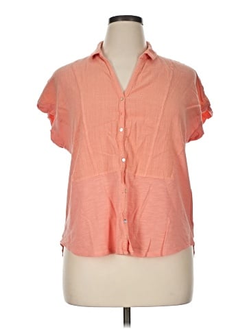 Lucky Brand Short Sleeve Blouse (view 1)