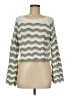 Altar'd State Chevron-herringbone Gray Pullover Sweater Size M - photo 1