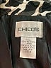 Chico's 100% Polyester Animal Print Black Jacket Size XL - photo 6