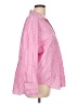 Zara Stripes Pink Long Sleeve Blouse Size L - photo 4