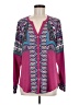 Hale Bob Purple Long Sleeve Blouse Size M - photo 1