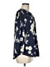 Monday Fun 100% Polyester Blue 3/4 Sleeve Blouse Size M - photo 4