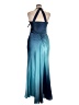 Betsy & Adam 100% Polyester Blue Cocktail Dress Size 14W - photo 2