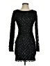 Forever 21 100% Polyester Stars Black Cocktail Dress Size S - photo 1