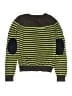 Mini Boden Stripes Green Pullover Sweater Size 11 - 12 - photo 2