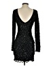 Forever 21 100% Polyester Stars Black Cocktail Dress Size S - photo 2