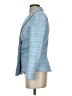 Central Park West 100% Polyester Tweed Blue Blazer Size XS - photo 5