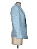 Central Park West 100% Polyester Tweed Blue Blazer Size XS - photo 4
