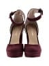 Sun + Stone Burgundy Heels Size 8 - photo 2