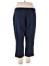 Croft & Barrow Solid Blue Casual Pants Size 18 - photo 2