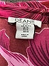 Deane 100% Polyester Floral Burgundy Long Sleeve Blouse Size XL - photo 7