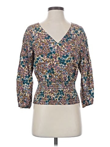 Maeve by Anthropologie 3/4 Sleeve Blouse (view 1)