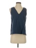 Babaton 100% Cotton Blue Sleeveless Top Size S - photo 1