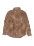 Vineyard Vines Checkered-gingham Orange Long Sleeve Button-Down Shirt Size 7 - photo 1