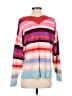 CAbi Stripes Purple Pullover Sweater Size S - photo 2