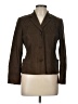 Liz Claiborne 100% Polyester Brown Blazer Size 10 Petite - photo 1