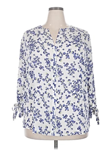 Monday Fun 3/4 Sleeve Blouse (view 1)