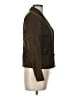 Liz Claiborne 100% Polyester Brown Blazer Size 10 Petite - photo 4