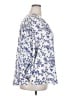 Monday Fun 100% Polyester Floral Blue 3/4 Sleeve Blouse Size 2X - photo 4