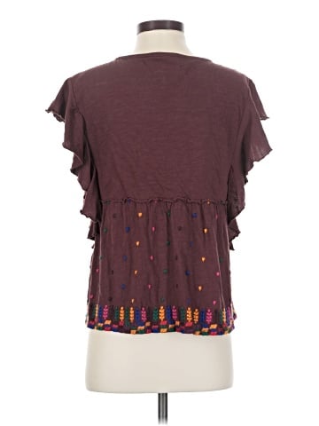 By Anthropologie Short Sleeve Blouse (view 2)