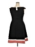 Connected Apparel Color Block Black Cocktail Dress Size 18 - photo 2