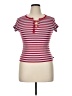 Express Jeans 100% Cotton Red Short Sleeve Top Size XL - photo 1