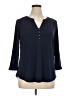 Dana Buchman Blue 3/4 Sleeve Blouse Size XL - photo 1